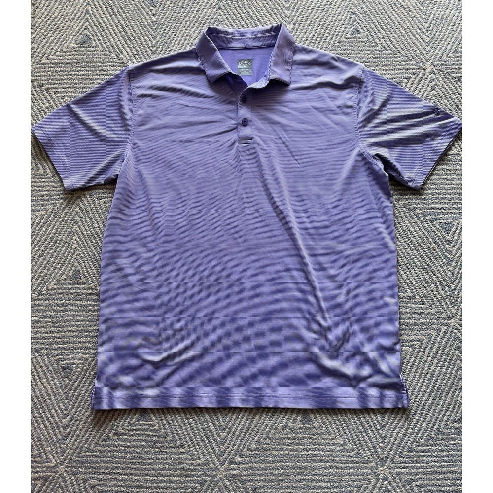 Callaway‎ Opti-Dri Polo Shirt - Purple/White - XL